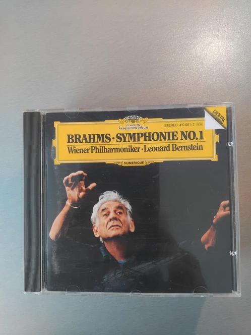 CD. Brahms. Symphonie n° 1 (DG Digital, Bernstein)., CD & DVD, CD | Classique, Comme neuf, Enlèvement ou Envoi