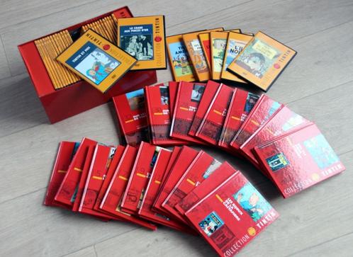 Coffret 34 DVD + livres livrets Kuifje Hergé Tintin 2010, Collections, Personnages de BD, Comme neuf, Tintin, Enlèvement ou Envoi