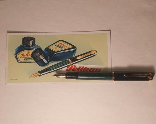 Pelikan M400 style ancien 14KT 585, Collections, Stylos, Utilisé, Stylo, Enlèvement ou Envoi