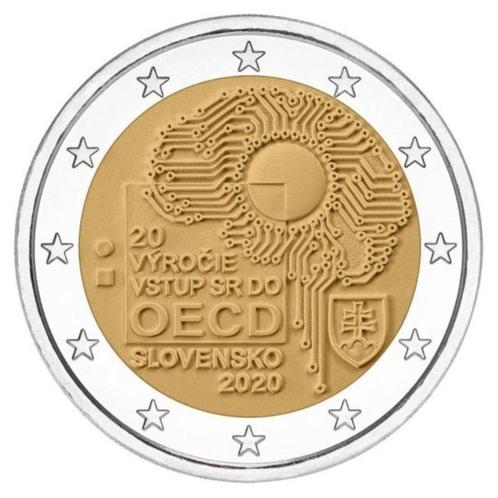 2 euro Slowakije 2020 Oeso, Timbres & Monnaies, Monnaies | Europe | Monnaies euro, Monnaie en vrac, 2 euros, Slovaquie, Enlèvement ou Envoi