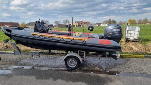 RIB Osprey Eagle 6m, Watersport en Boten, Speedboten, Gebruikt, 6 meter of meer, Benzine, 70 tot 120 pk, Polyester, Buitenboordmotor