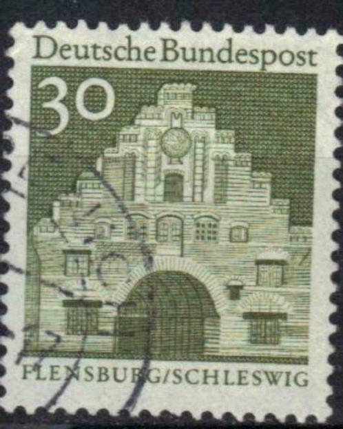 Duitsland Bundespost 1966 - Yvert 358 - Gebouwen (ST), Timbres & Monnaies, Timbres | Europe | Allemagne, Affranchi, Envoi
