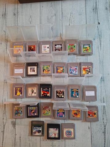 27 Gameboy-spellen! Mario Land, Pac-Man enz...