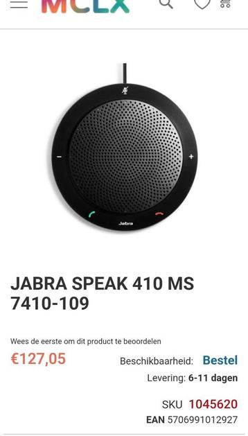 Jabra Speak 410 MS