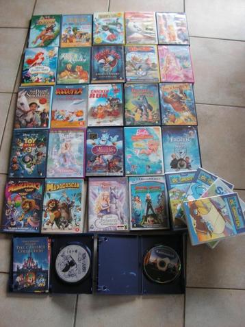 Lot van 30 DVD’s met prachtige kinderfilms (5 € vr alles).