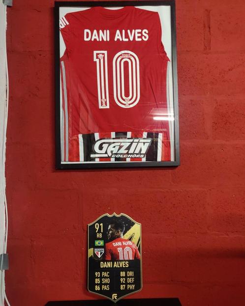 Match issued/prepared - Dani Alves/Sao Paulo, Collections, Articles de Sport & Football, Comme neuf, Maillot, Enlèvement