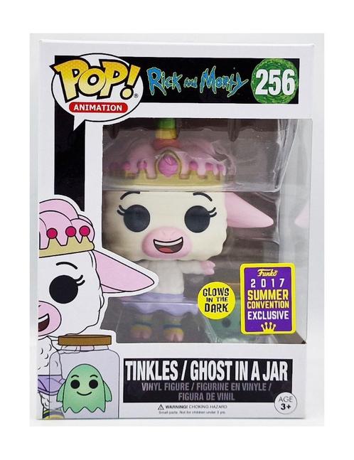 Funko POP Rick and Morty Tinkles / Ghost in a Jar (256), Collections, Jouets miniatures, Comme neuf, Envoi