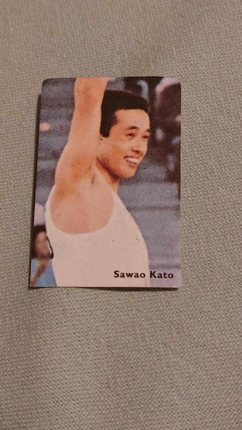 Prentje/Chromo : Sawao Kato / Turnen / Victoria, Collections, Articles de Sport & Football, Utilisé, Affiche, Image ou Autocollant