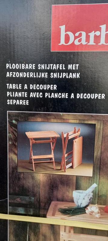 Table de découpe latérale pliable BARBECOOK. Planche à décou