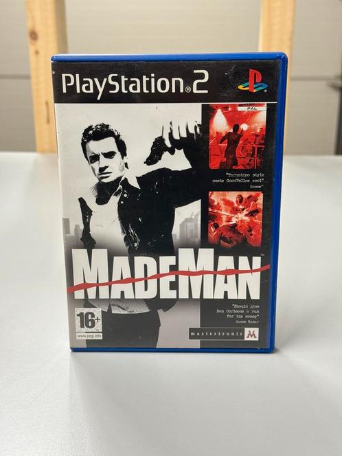 Sony Playstation 2 - PS2 Mademan Made Man spel compleet zgan, Games en Spelcomputers, Games | Sony PlayStation 2, Zo goed als nieuw
