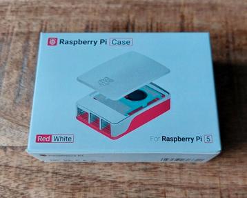 Raspberry Pi 5 original case blanc/rouge