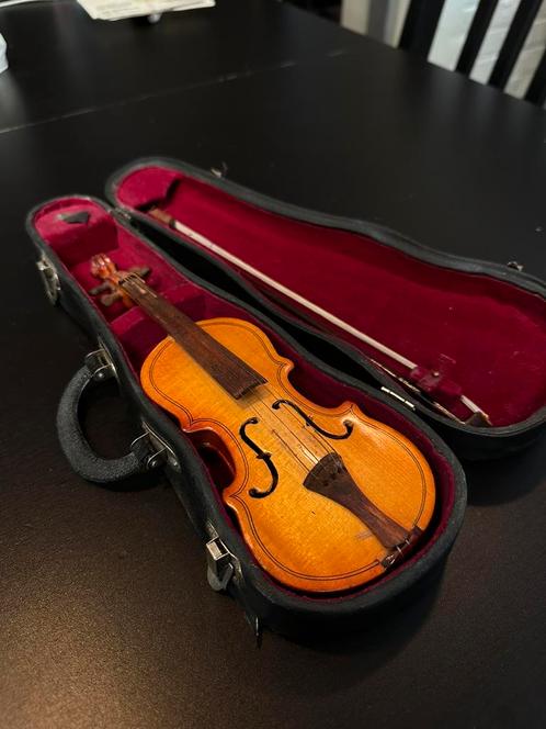 Dure miniatuur viool, Muziek en Instrumenten, Strijkinstrumenten | Violen en Altviolen, Zo goed als nieuw, Viool, Overige formaten