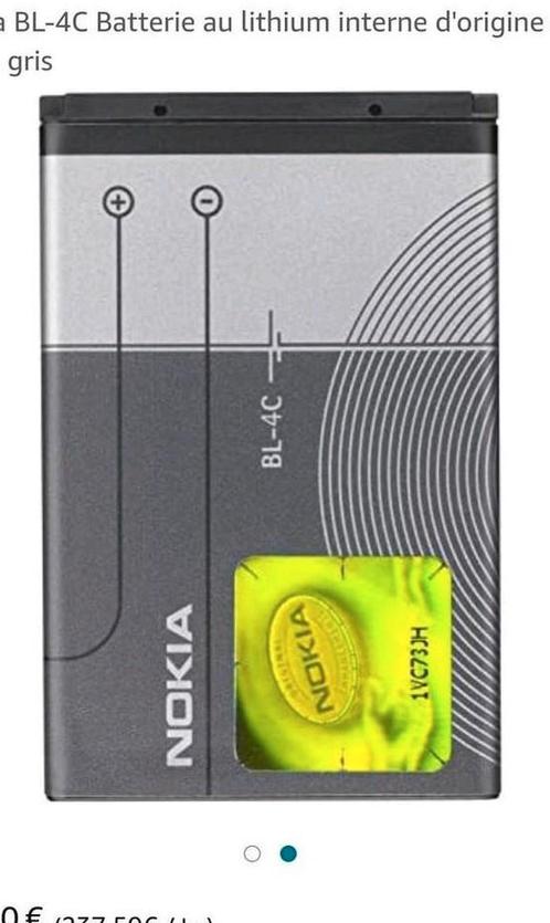 Batterie Nokia BL-4C Li-Ion   - Originale, Télécoms, Téléphonie mobile | Batteries, Neuf, Nokia, Enlèvement ou Envoi