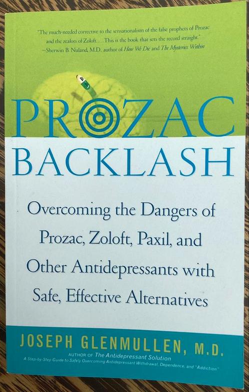 Prozac backlash.  Joseph Glenmullen, Livres, Conseil, Aide & Formation, Neuf, Enlèvement ou Envoi