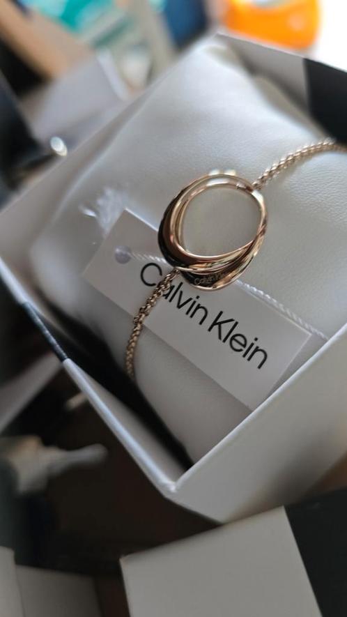 Calvin Klein doré (argent 100 %), Bijoux, Sacs & Beauté, Bracelets, Neuf, Argent, Argent, Enlèvement ou Envoi