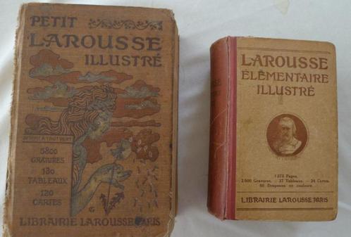 2 x Larousse: Le Petit / L'Elémentaire, Antiquités & Art, Antiquités | Livres & Manuscrits, Enlèvement ou Envoi