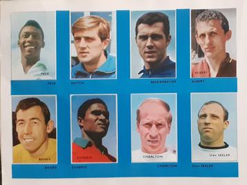 Geen Panini+Pelé+Eusebio+Beckenbauer+Charlton+Pelé Victoria 