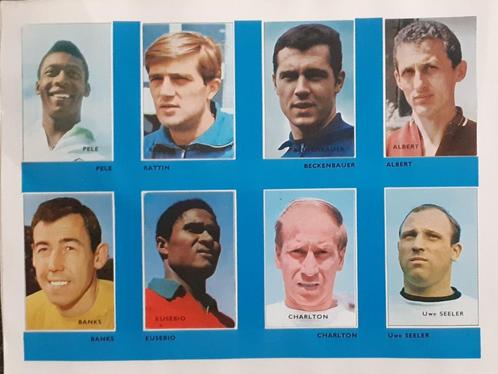No panini+Pelé+Eusébio+Beckenbauer+Charlton+Album Victoria, Collections, Articles de Sport & Football, Utilisé, Affiche, Image ou Autocollant