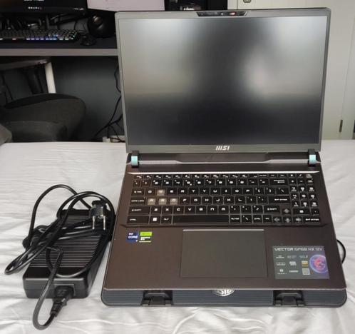 MSI Vector GP68 HX 12V RTX 4080 Gaminglaptop + Standaard, Computers en Software, Windows Laptops, Zo goed als nieuw, 16 inch, SSD