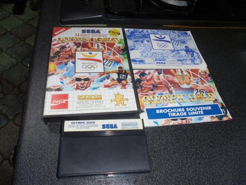 Sega Master System Olympic Gold Barcelona '92 (orig-compleet, Games en Spelcomputers, Games | Sega, Gebruikt, Master System, Sport