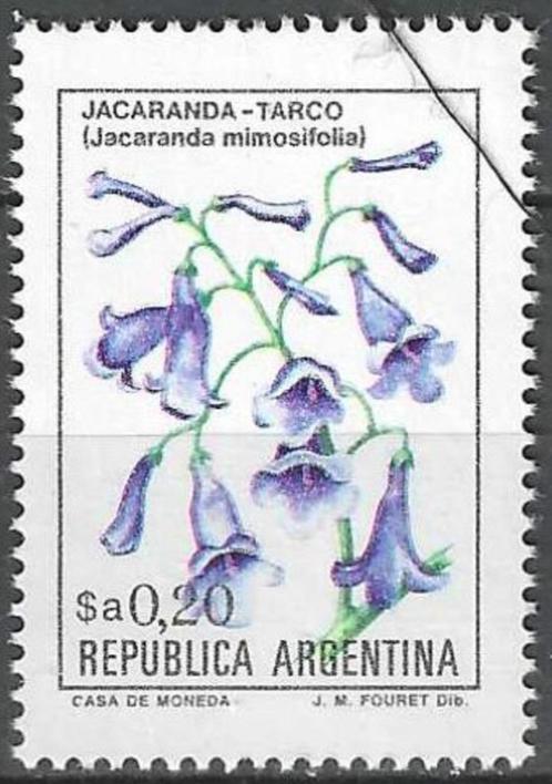 Argentinie 1982 - Yvert 1291 - Jacaranda mimosifolia (PF), Timbres & Monnaies, Timbres | Amérique, Non oblitéré, Envoi