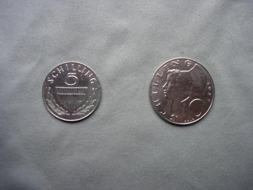 2 Pièces Argent Autriche 1957-1961, Timbres & Monnaies, Monnaies | Europe | Monnaies euro, Autriche, Argent, Enlèvement ou Envoi
