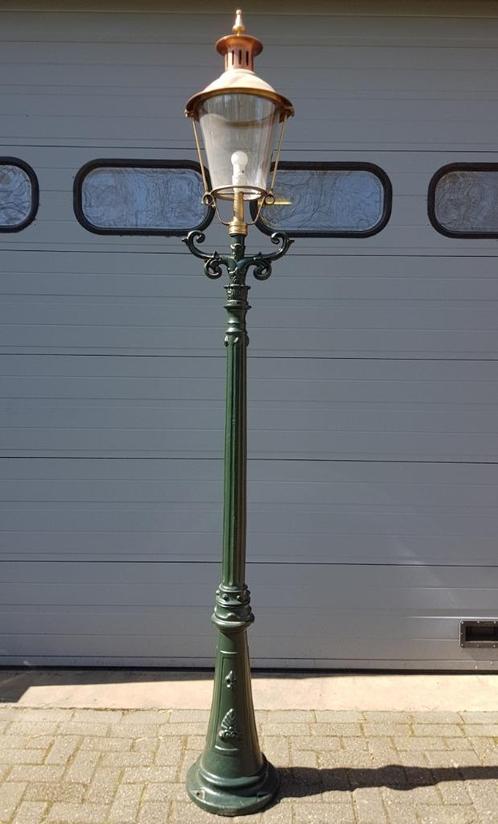 Klassieke gietijzeren tuinverlichting lantaarnpalen tuinlamp, Antiquités & Art, Antiquités | Éclairage, Enlèvement ou Envoi