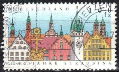 Duitsland 1997 - Yvert 1742 - 1100 jaar stad Straubing (ST), Timbres & Monnaies, Timbres | Europe | Allemagne, Affranchi, Envoi