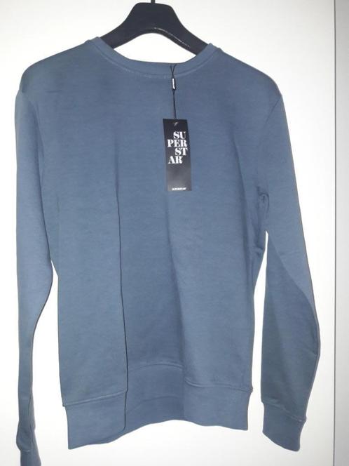 New Superstar - Ronde Hals Sweatshirt (M), Vêtements | Hommes, Pulls & Vestes, Neuf, Taille 48/50 (M), Bleu, Enlèvement ou Envoi