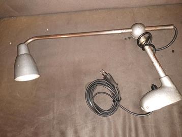 lampe de table Vintage en métal réglable 
