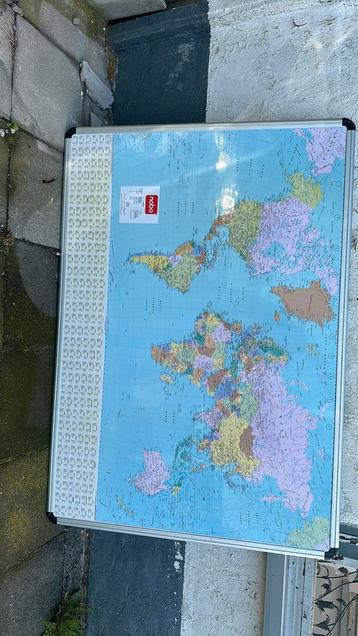 Landkaart - bord 