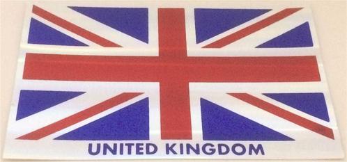 Union Jack [Engelse vlag] metallic sticker #7, Motoren, Accessoires | Stickers, Verzenden