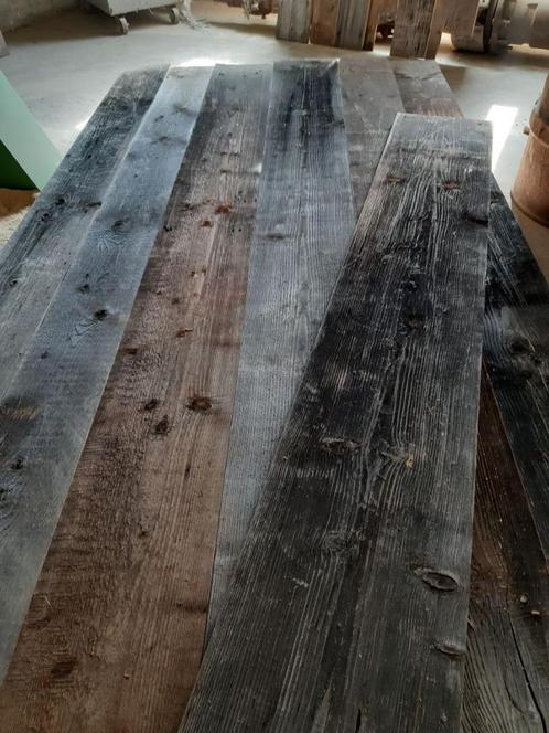 Vieux bois de récupération, Bricolage & Construction, Bois & Planches, Utilisé, Autres types, Épicéa, 200 à 250 cm, 25 à 50 mm