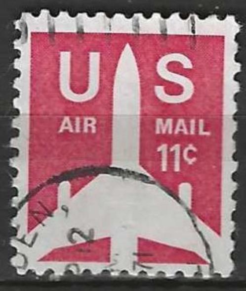 USA 1971 - Yvert 74PA - Lijnvliegtuig - 11 c. (ST), Timbres & Monnaies, Timbres | Amérique, Affranchi, Envoi