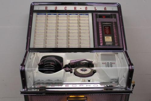 Rock Ola 1493 Princess Jukebox Toprestauratie, Collections, Machines | Jukebox, Comme neuf, Rock Ola, 1960 à 1970, Avec singles