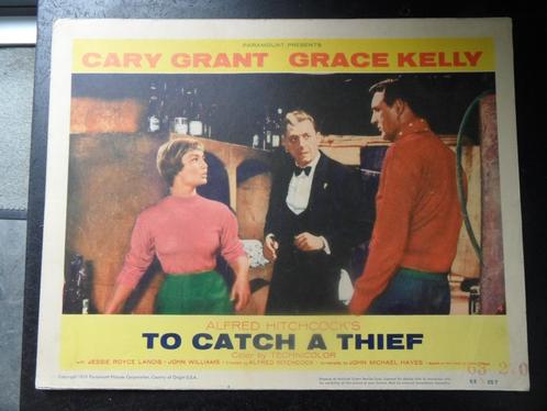 Hitchcock Gary Grant Grace Kelly filmposters To Catch a Thie, Verzamelen, Film en Tv, Zo goed als nieuw, Film, Poster, Ophalen of Verzenden
