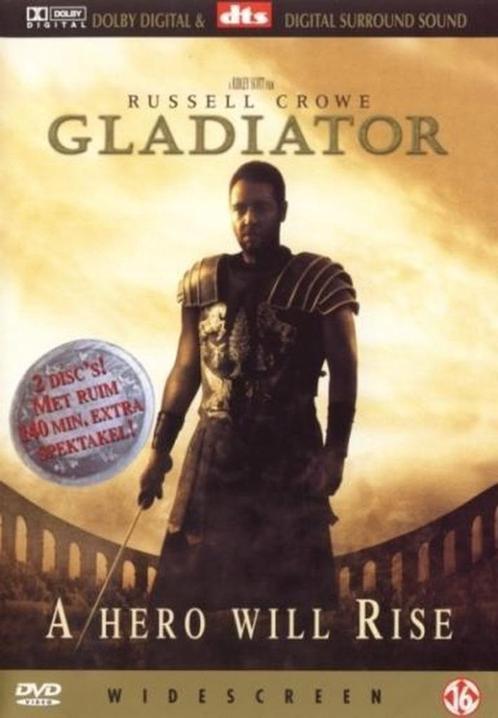 Gladiator met Russell Crowe, Joaquim Phoenix, Oliver Reed,, CD & DVD, DVD | Action, Comme neuf, Action, À partir de 16 ans, Enlèvement ou Envoi