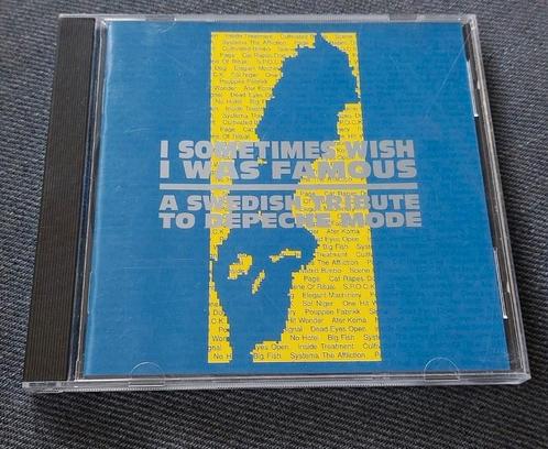 Cd I sometimes wish I was famous.   tribute to Depeche Mode, CD & DVD, CD | Pop, Comme neuf, 1980 à 2000, Enlèvement ou Envoi