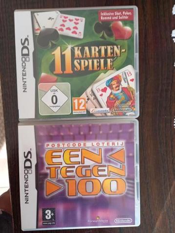 2 spelletjes Nintendo DS in originele