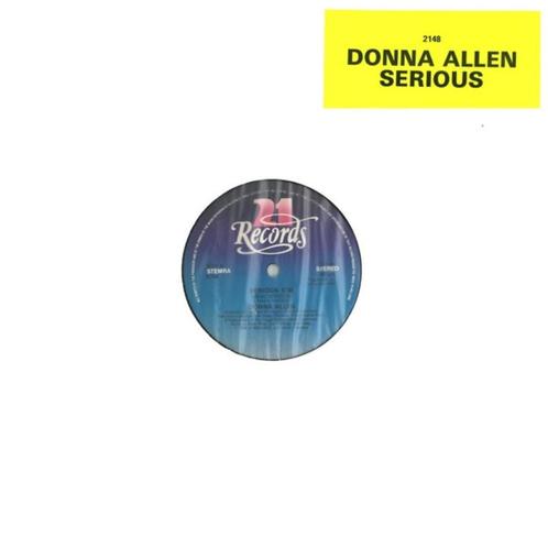 12"  Donna Allen ‎– Serious, CD & DVD, Vinyles | Dance & House, Utilisé, Disco, 12 pouces, Enlèvement ou Envoi