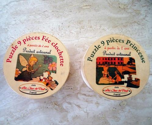 2 houten puzzels, Les Jeux de Paul. Handmade, Frankrijk: €6, Kinderen en Baby's, Speelgoed | Kinderpuzzels, Zo goed als nieuw
