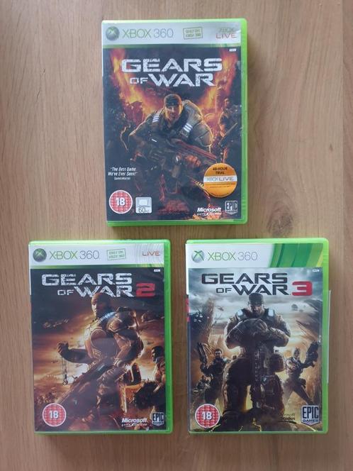 Gears of War 1-3 (Xbox 360), Consoles de jeu & Jeux vidéo, Jeux | Xbox 360, Utilisé, Aventure et Action, 2 joueurs, À partir de 18 ans