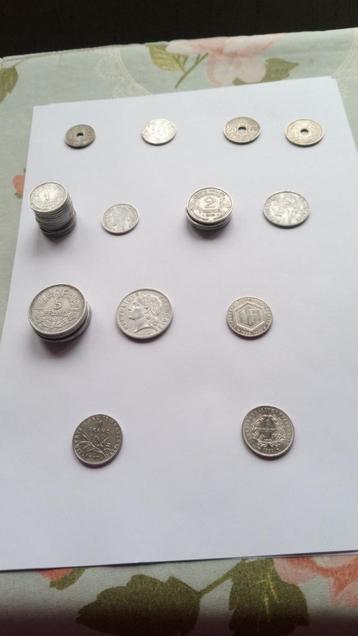 LOT  n 4 : anciennes pièces monnaie   françaises