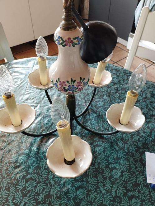 Lustre vintage, Huis en Inrichting, Lampen | Kroonluchters, Gebruikt, Overige materialen, Ophalen