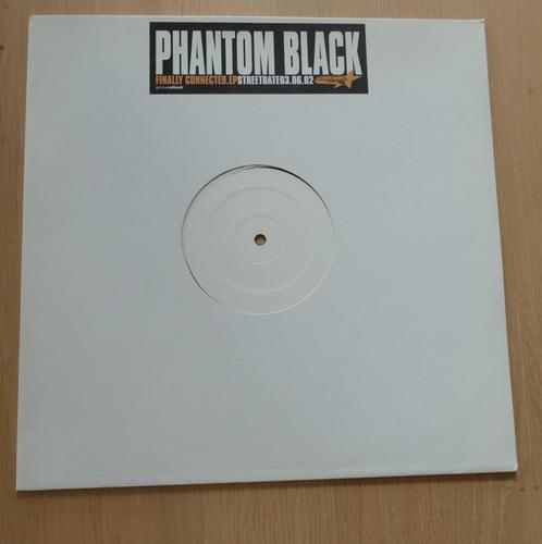 12"  Phantom Black ‎– Finally Connected, CD & DVD, Vinyles | Hip-hop & Rap, Comme neuf, 12 pouces, Enlèvement ou Envoi