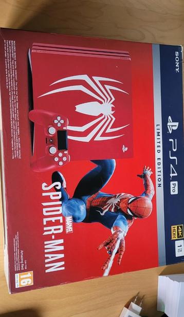 Console Ps4 Pro Spiderman 