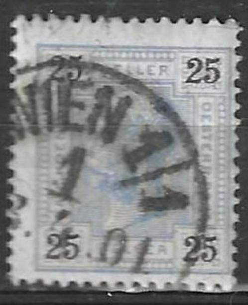 Oostenrijk 1899/1902 - Yvert 72 - Keizer Frans-Jozef (ST), Timbres & Monnaies, Timbres | Europe | Autriche, Affranchi, Envoi