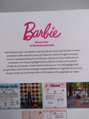 Boek " Barbie" om kleertjes te naaien  