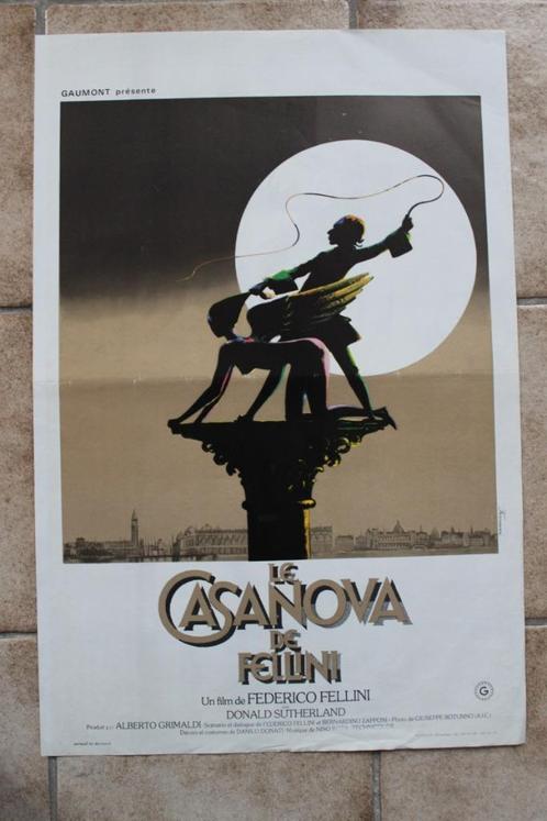 filmaffiche Casanova 1976 Federico Fellini filmposter, Verzamelen, Posters, Zo goed als nieuw, Film en Tv, A1 t/m A3, Rechthoekig Staand