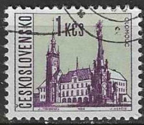 Tsjechoslowakije 1966 - Yvert 1522 - Stadszichten (ST), Timbres & Monnaies, Timbres | Europe | Autre, Affranchi, Autres pays, Envoi